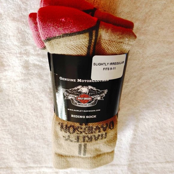 Harley-Davidson	2-prs of Riding crew socks                #25 S1 - Picture 1 of 5